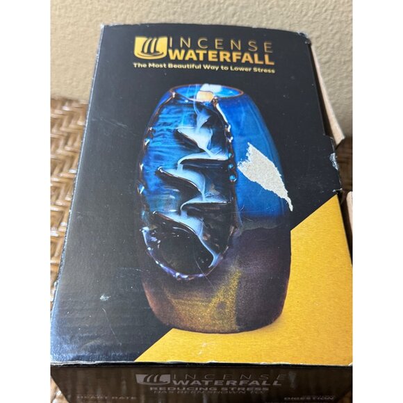 Incense Waterfall Burner Ceramic Backflow Incense Holder For Relaxation - Picture 1 of 10